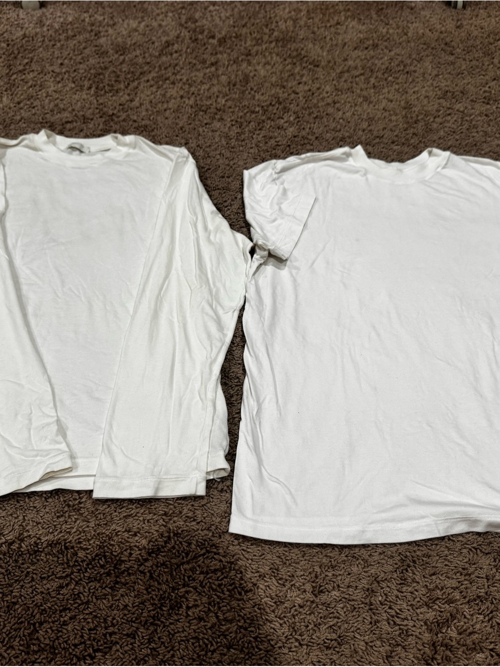 SKIMS Boyfriend Collection White T-Shirts Size XS 2-Pack